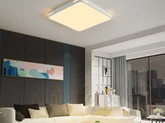 Lustra LED Baie 126W Universee Inspiration White Square XL, LED inclus, 1 surse de iluminare, Lumina